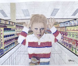 "TROUBLE IN AISLE 3" , Artist - Gary Powers