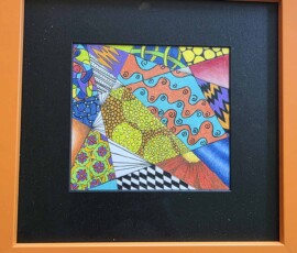 "My Oranger Amble", Artist Tina Wykes